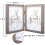 AVEAX Double 5x7 Picture Frame Grey Wood Photo Frame Shadow Box Frame 2