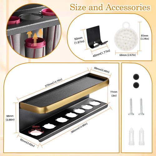 Yimerlen Airwrap Storage Holder Compatible with Dyson Airwrap Curling 1