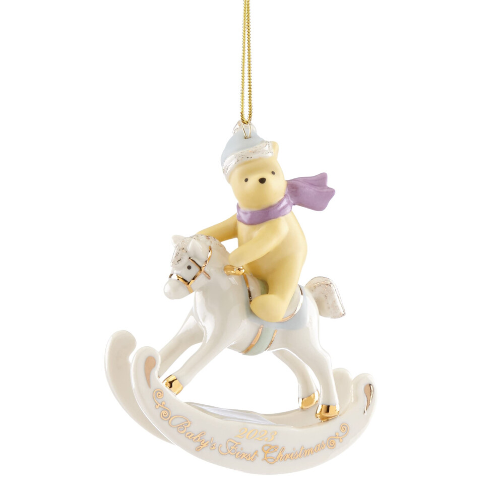 Lenox 894449 2023 Babys 1St Christmas Winnie The Pooh Ornament
