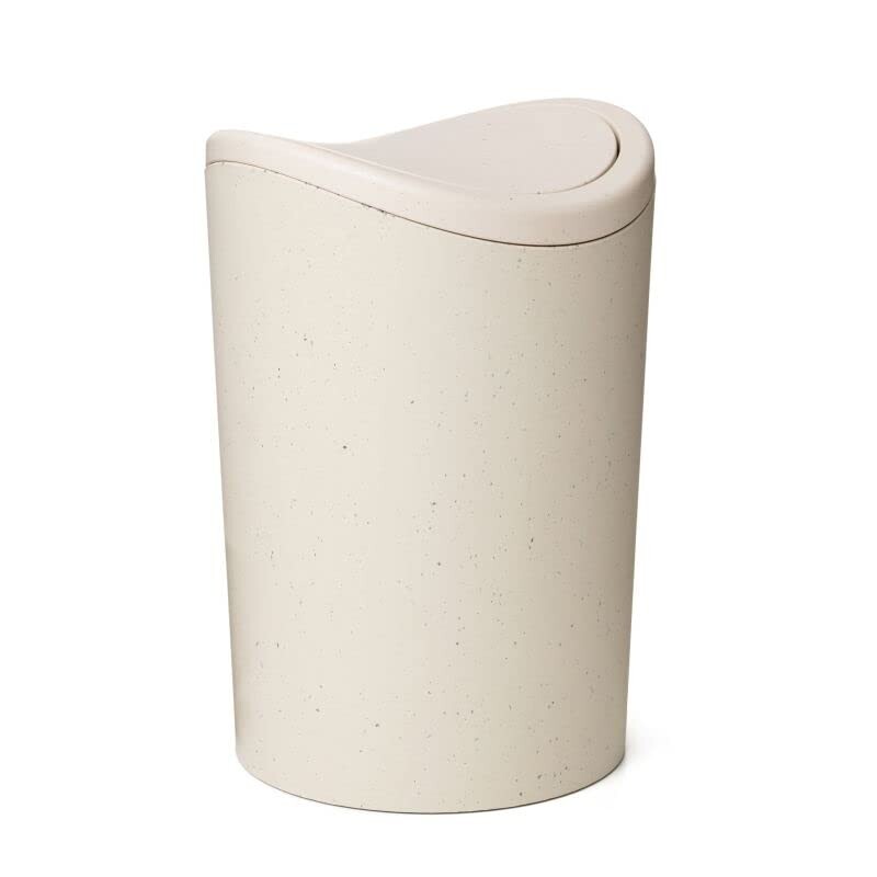Tendance Badkamer prullenbak Bamboo vibe - soft close - 3 ltr | Leen Bakker