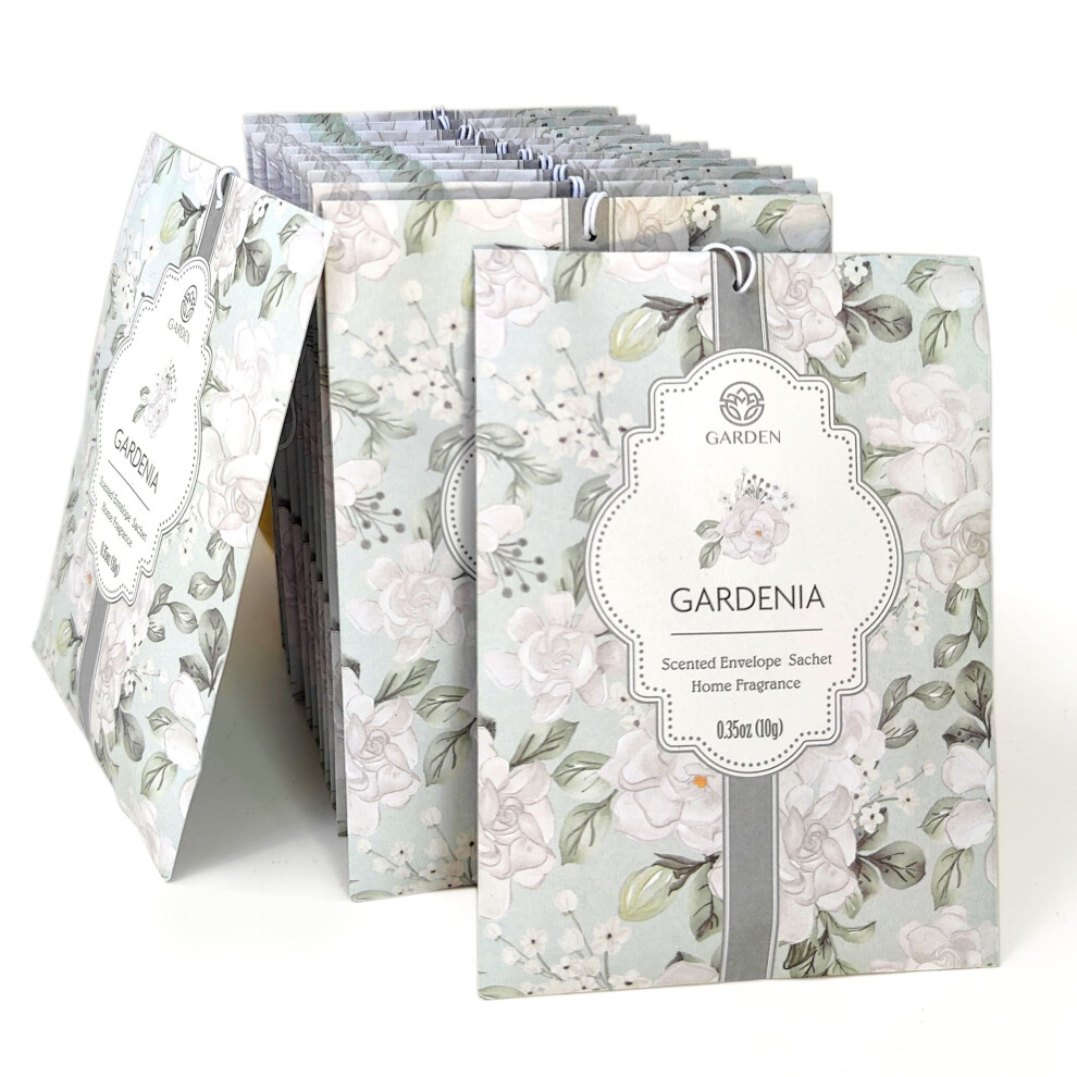 Lot De 12 Sachets Parfum S Gardenia Sachets Parfum S D'int Rieur Longue Dur E Grands Sachets Parfum S Frais Sachets Parfum S Pour Dr-image