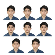 Oss online passfotoavtryck 2x2 tum Visa Citizenship Immigration Work Foton Green Card Photo (2 * 2 tum (8 bilder tryck))