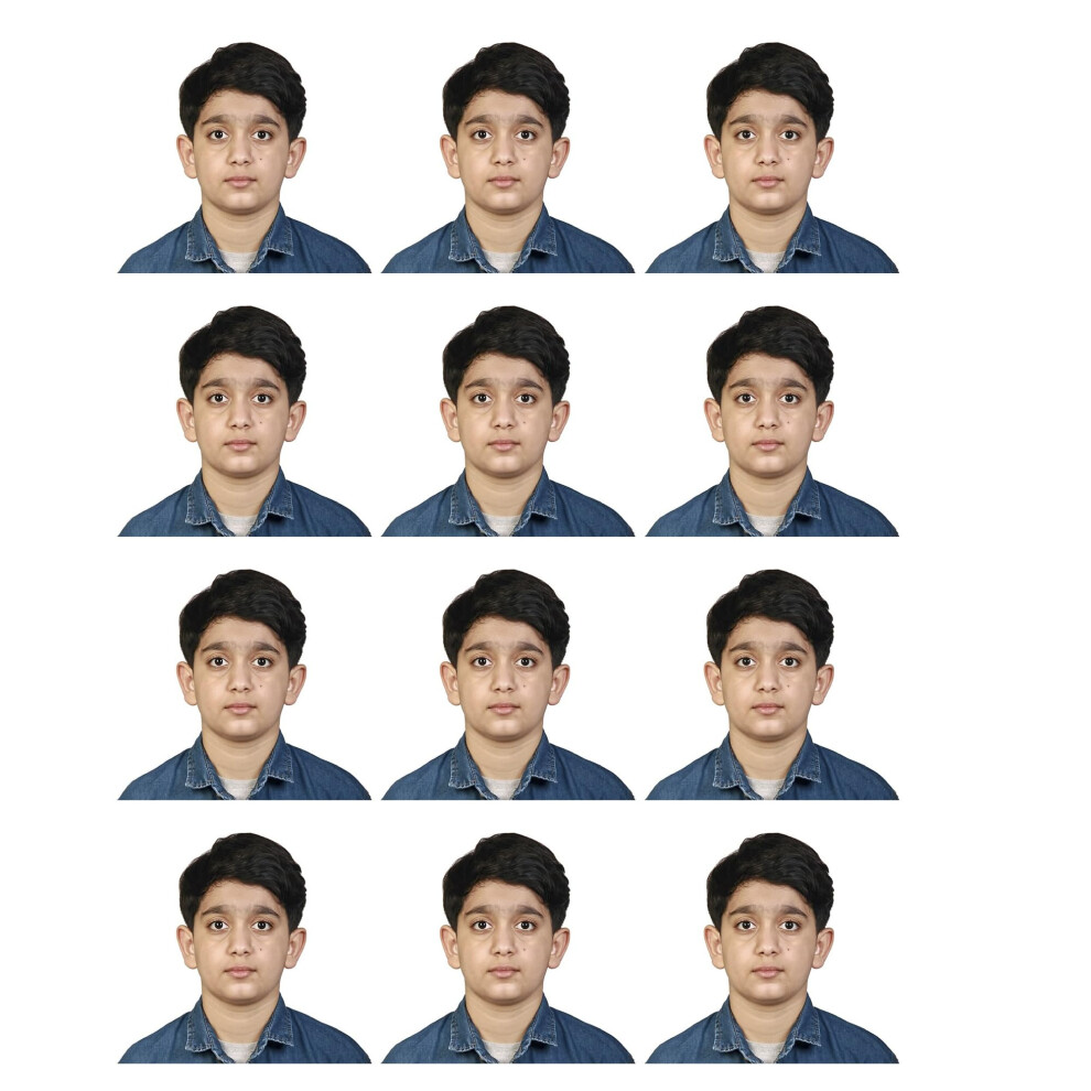 Us Online Pasporport Drips 2X2 Cal Visa Obywatelstwo Imigracja Zdjecia Zielona Karta Zdjecie (2 * 2 Cale (12 Zdjec))-image