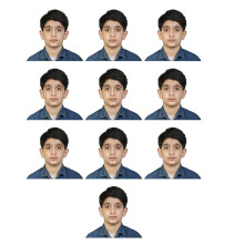 Oss online passfotoavtryck 2x2 tum Visa Citizenship Immigration Work Foton Green Card Photo (2 * 2 tum (10 bilder utskrifter))
