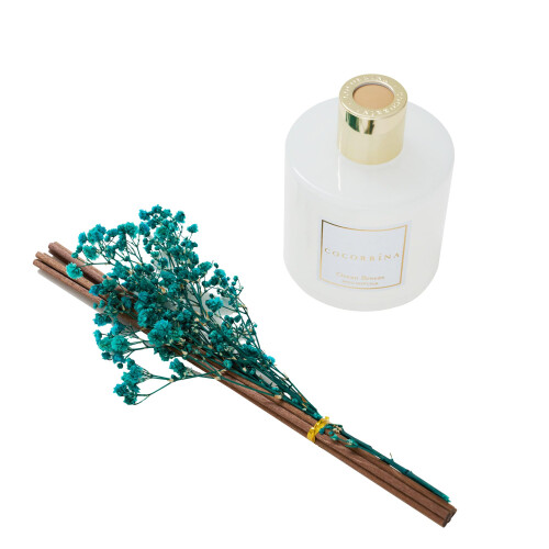 COCORR?NA Reed Diffuser - Ocean Breeze Scented Diffuser med 8 pinnar Doft fr hemmet Reed Diffuser fr badrumshyllinredning 2