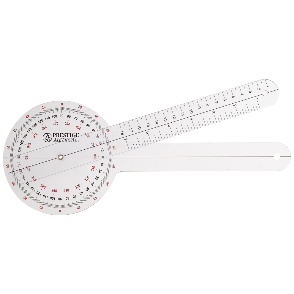 Prestigio Prestige Medical Plastic Goniometer 360 Degree Isom 12 Inch