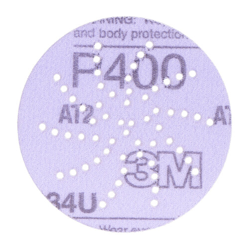 3M 3M 30705 Hookit 334U Μωβ 70 mm x 12 m P320 Γρατζουνισμένο Φιλμ 1