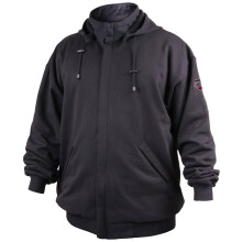 REVCO/BLACK STALLION JF1331 - XL Truguar Baumwoll-Kapuzenpullover Schwarz X-Large