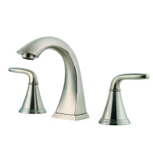 Robinet pentru chiuveta Pfister Pasadena, 8 inchi, cu 2 mnere, 3 gauri, finisaj nichel periat LF049PDKK