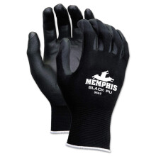 MEMPHIS HANDSCHUH 9669M SCHWARZES NYLON SCHWARZ PU 13GA