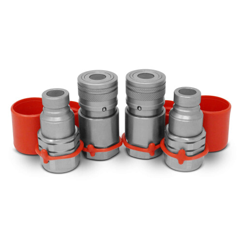 1/2'' Female Male Flat Face Hydraulic Coupling Skid Steer Quick Connect