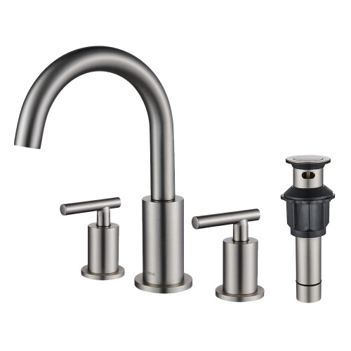 Robinet de salle de bain nickel  brossage