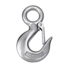 Alele Grab Hooks 1T Crane Scale Slip Hooks Stainless Steel Lifting Hook Rigging Accessory Grab Hooks 1000kg