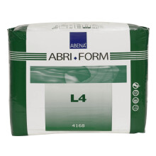 Abena Abri-Form Comfort Slips met Plastic Rug, Niveau 4, (Medium tot Grote Maten) Groot, 24 Stuks
