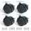 Dalyndar 4pcs 2 Inch Casters Swivel Replacement Wheels Locking Plate M 1