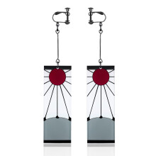 925 Sterling Silber Tanjiro Ohrringe Anime Dämon Slayer Cosplay Tanjir
