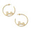 Barbie Brincos de argola com logotipo Barbie Script (ouro) 2