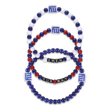 FOCO New York Giants NFL 3 csomag gyngys bartsg karkto gyngyk egy mretben