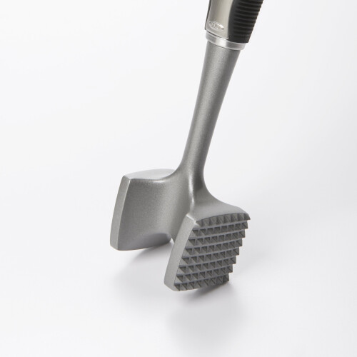 OXO OXO SteeL Ασφαλής Σαπουνάδας Μαλακτήρας Κρέατος, Ασημί 1