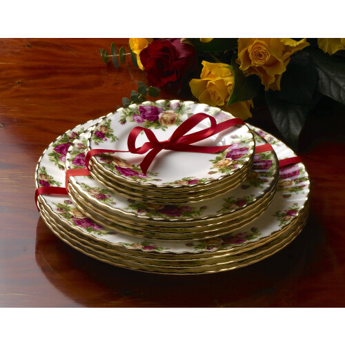 Real Techniques Royal Albert 15210007 Πιάτο Σαλάτας Old Country Roses, 8" 2