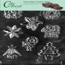 Cybrtrayd Life of the Party C020 assorti avec un moule a bonbons au chocolat en etoile dans des sacs en poly scelles en poly imprime avec des ins