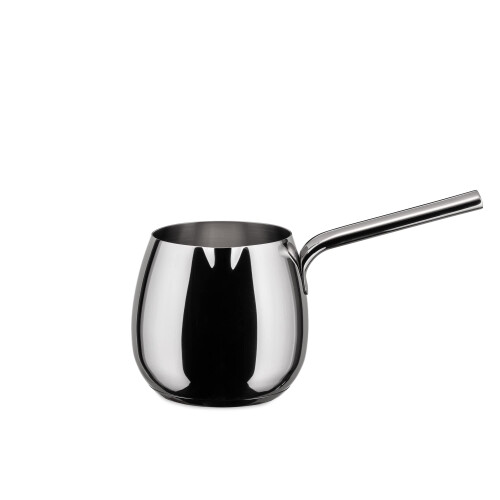 Alessi Alessi Mami Milk Boiler  Silver