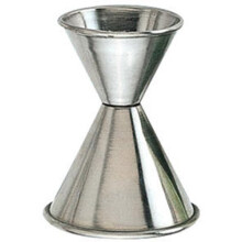 American Metalcraft J201 Jiggers 2,1"""" Lnge x 2,05"" Breite Silber