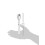 Elegance Silver 86242 Eiszange, versilbert, 17,8 cm 2