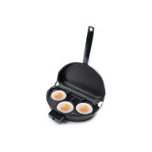 Fox Run Non-stick Omelette tigaie cu set de braconier cu ou 11,25 x 9,5 x 2,5 inci metalici