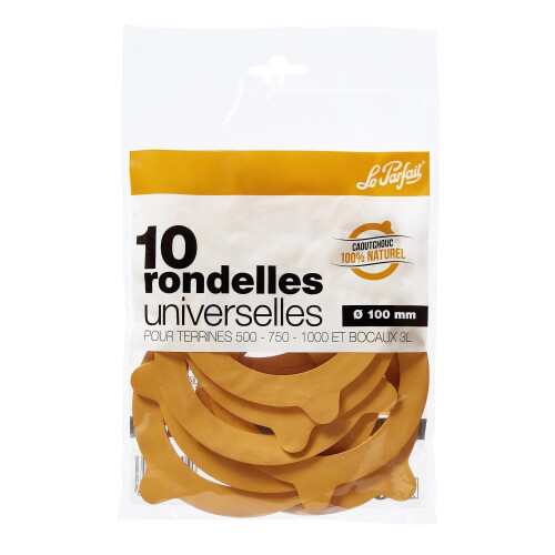 Pachet de raze de 10 etan?are de cauciuc de 10 mm 612104