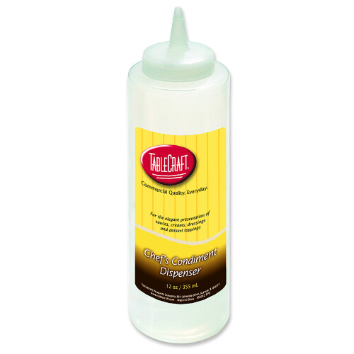 Tablecraft Garrafa Squeeze de Plástico 12 oz