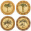 Coasterstone sortimento absorvente bebida de pedra Coasters 1