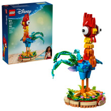 LEGO Disney Vaiana 2 43272 Heihei - Spielzeug für Kinder ab 9 Jahren mit baubarem Hahn