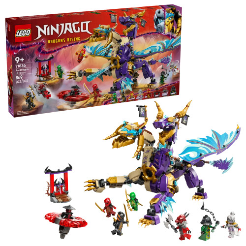 LEGO LEGO NINJAGO 71836 Bogen: der Konzentrationsdrache, Spielzeug für Jungen oder Mädchen ab 9 Jahren