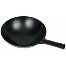Winco Chiński Wok ze Zintegrowanym Uchwytem 14-calowy Czarny