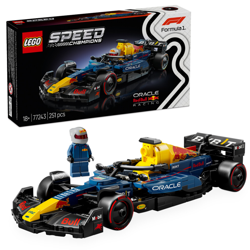 LEGO Speed Champions Oracle Red Bull Racing RB20 F1 Race Car 77243 | Set for Adults, Model, Display Set for Adult Motorsport, Collectible Formula 1 Driver Minifigure, Gift Idea, 251 Pieces - Image 21