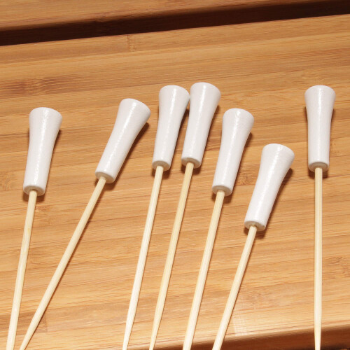 BambooMN 4.25" Διακοσμητικές Σαλάτες Γκολφ Bamboo Cocktail Picks 1
