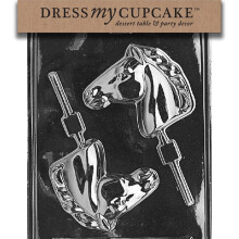 mbraca?i -mi Cupcake Chocolate Candy Mold Head Head Lollipop
