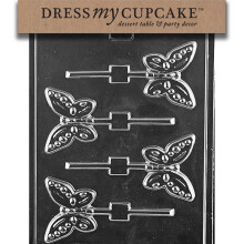 Dress My Cupcake Schmetterlings-Lollipop-Schokoladenform  A134