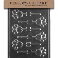 mbraca?i -mi cupcake ciocolata cu bomboane de mucegai imprimeu lollipop