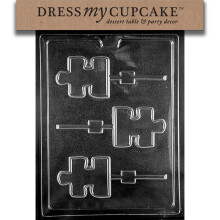 mbraca?i -mi cupcake ciocolata cu bomboane de mucegai piesa de puzzle autism autism