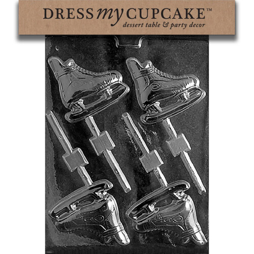 mbraca?i -mi patinele de ghea?a cu bomboane de ciocolata cu cupcake