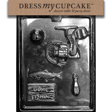 Dress My Cupcake Cupcake Bomboane de ciocolata Pachet de pescuit pentru cutie speciala