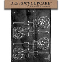 Dress My Cupcake Pralinenform Herz Braut und Brutigam Lutscher Hochzeit