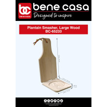 Bene Casa Wood Tostonera fr Kochbananen gro