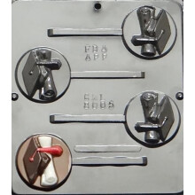 Formy na cukr ky N More Motorboard and Scroll Lollipop cokol dov forma na cukr ky 8005