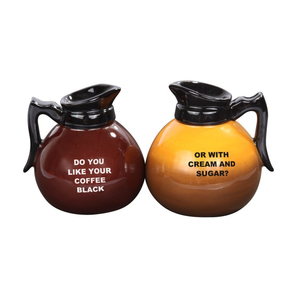 Salière et poivrière magnétiques en céramique attrayantes pour cafetières (multicolore, 1)