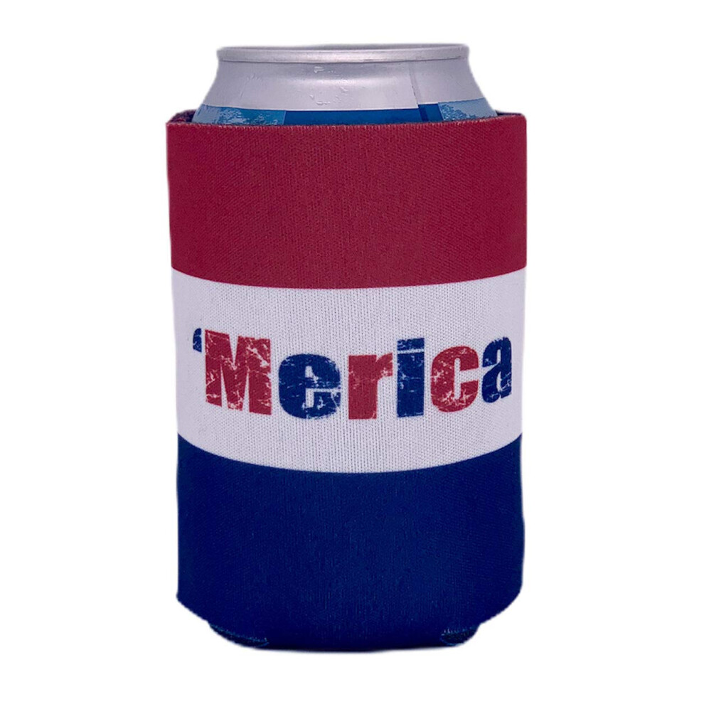 Merica Stripes Opvouwbare Kan Coolie-image