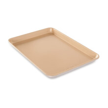 Nordic Ware Aluminium Nonstick 15.125 x 10.625 44850 Naturals Non-Stick Jelly Roll Bageplade Rustfast aluminiumsbakke Guld