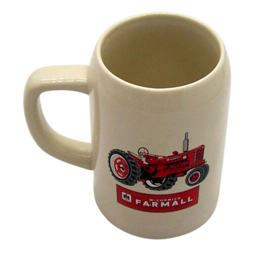 John Deere Cornell McCormick Farmall 20oz Tasse wei mit rotem Traktor 2